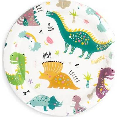 Papierový tanier dinosaurus 18cm 6ks - Party Pal