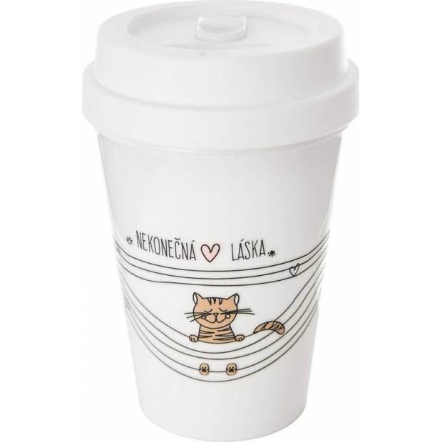 Termohrnček INFINITE LOVE cat 0,35 l - Orion