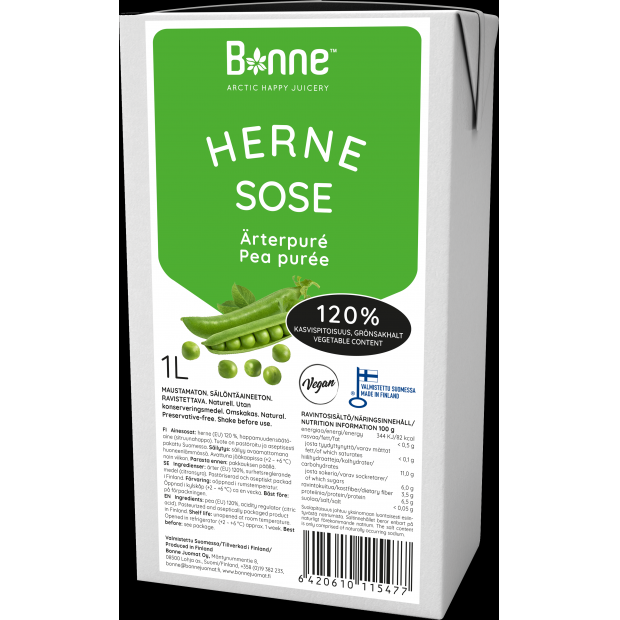 Pyré 120% Hrášek 1l - Bonne