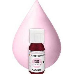 Food Colours prírodná tekutá čokoládová farba Dusk Rose (18 ml) - dortis