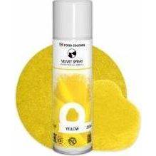 Potravinárske farby Velvet Spray Yellow (250 ml) - dortis