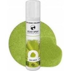 Potravinárske farby Velvet Spray Lime Green (100 ml) - dortis