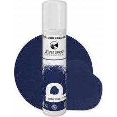 Potravinárske farby Velvet Spray Navy Blue (100 ml) - dortis