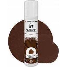 Potravinárske farby Velvet Spray Chocolate Dessert (100 ml) - dortis