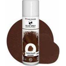 Potravinárske farby Velvet Spray Chocolate Dessert (250 ml) - dortis