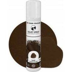 Potravinárske farby Velvet Spray Dark Chocolate (100 ml) - dortis