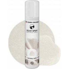 Potravinárske farby Velvet Spray Natural White (100 ml) - dortis