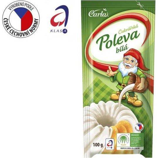 Cukrárenská poleva Carla White (100 g) - dortis