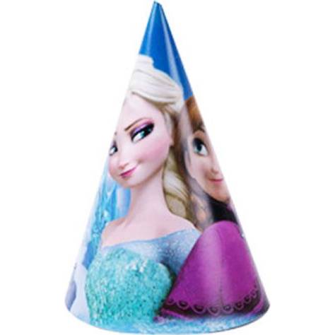 Párty papierová čiapka Frozen 6ks - Cakesicq