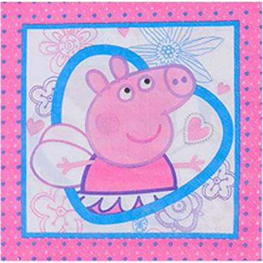 Papierové obrúsky 33x33cm 10ks Peppa Pig - Cakesicq