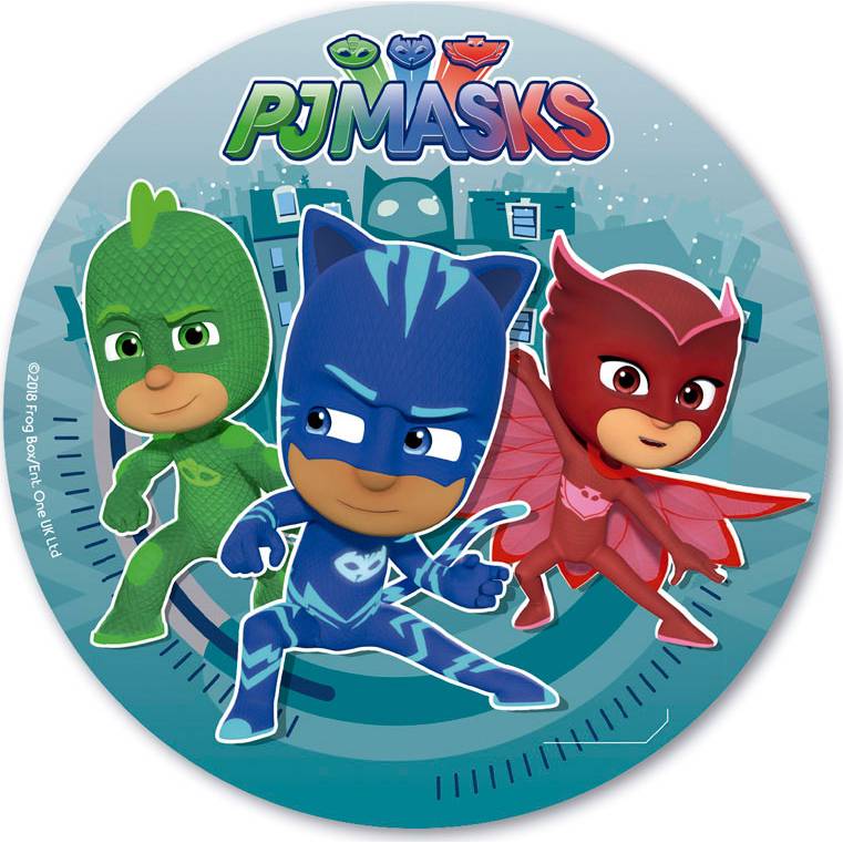 Jedlý papier PJ Masks 20 cm - Dekora