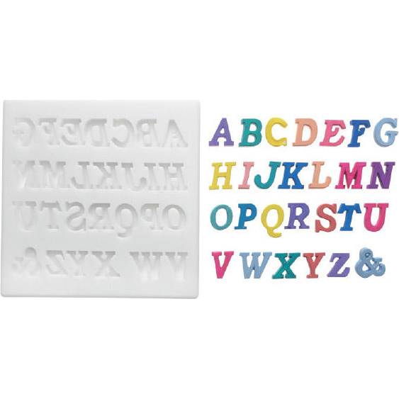 Silikónová formička abeceda 18 × 15 mm - Silikomart