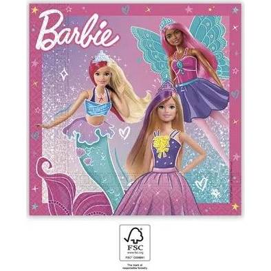 Papierové obrúsky Barbie 33x33cm, 20ks - Procos - Procos