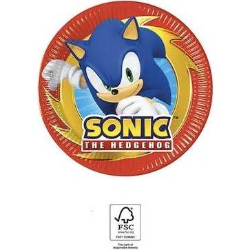 Papierové taniere sonic 19,5cm, 8ks - Procos - Procos