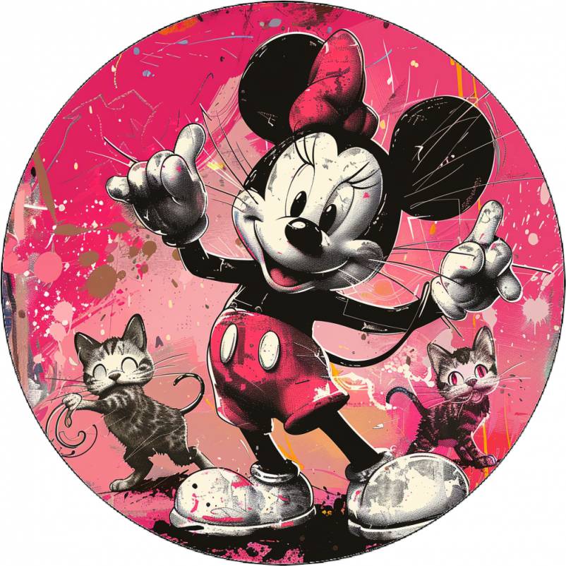 Minnie a dve mačky 19,5 cm - Pictu Hap - Pictu Hap