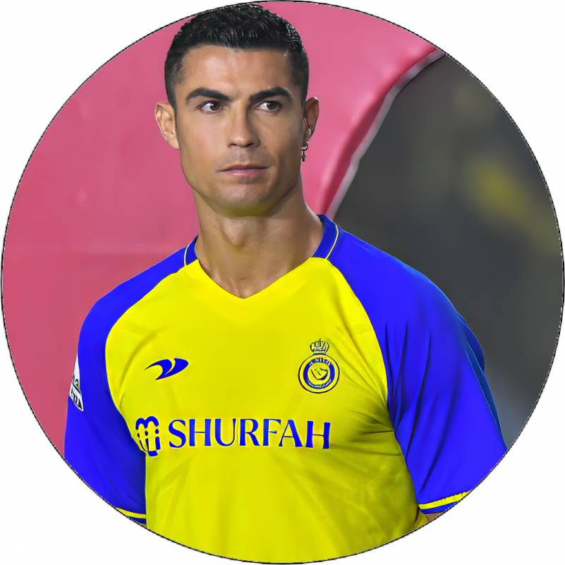 Jedlý papier Cristiano Ronaldo žlto-modrý dres 19,5 cm - Pictu Hap - Pictu Hap