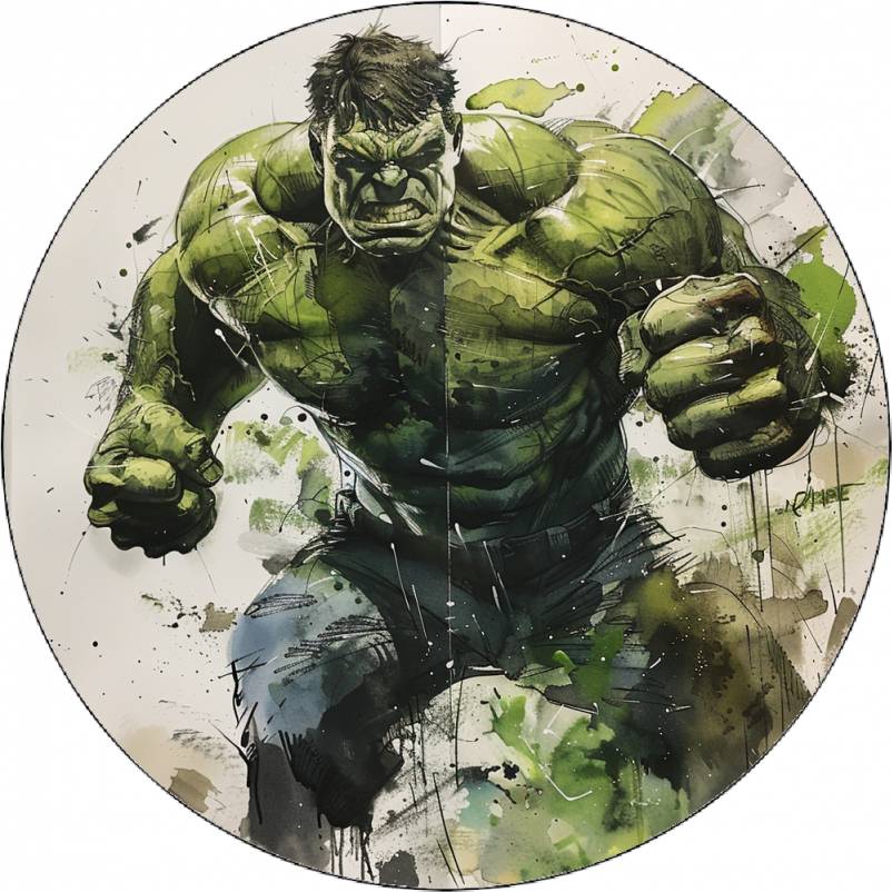 Jedlý papier bežiaci Hulk 19,5 cm - Pictu Hap - Pictu Hap