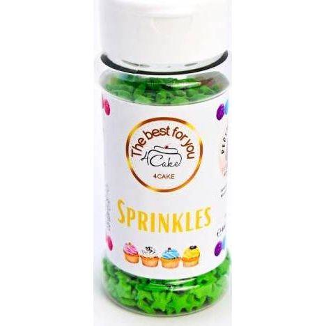 4Cake Sugar stars green (60 g) Besky edition - dortis - dortis