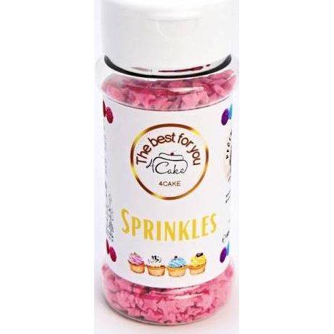 4Cake Sugar stars pink (60 g) Besky edition - dortis - dortis