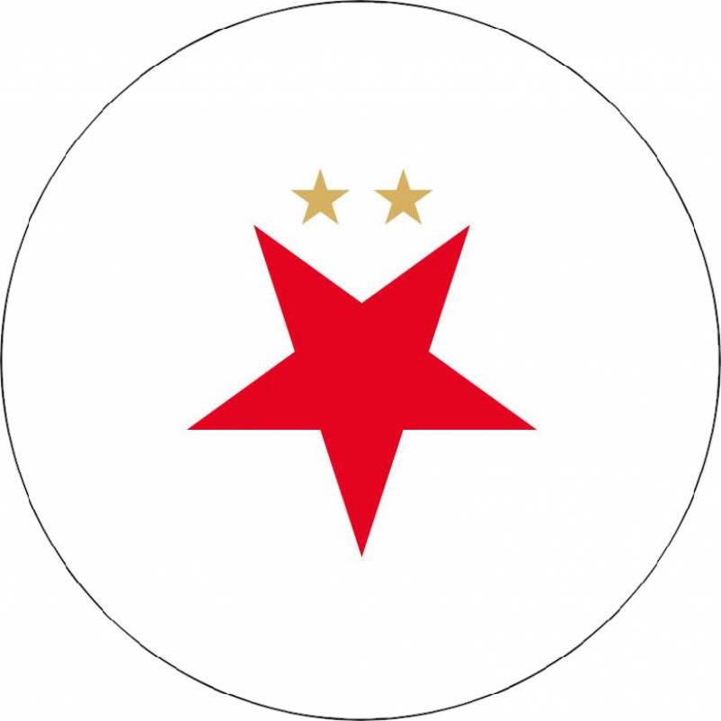 Jedlý papier Nové logo Slavia 19,5 cm - Pictu Hap - Pictu Hap