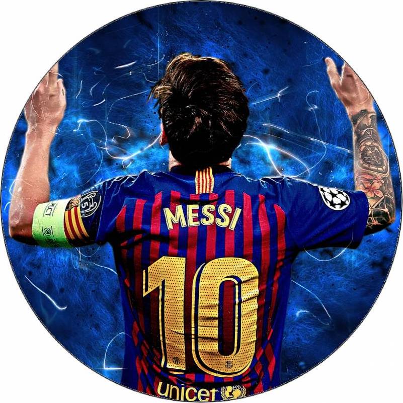 Jedlý papier Lionel Messi v drese FC Barcelona 19,5 cm - Pictu Hap - Pictu Hap