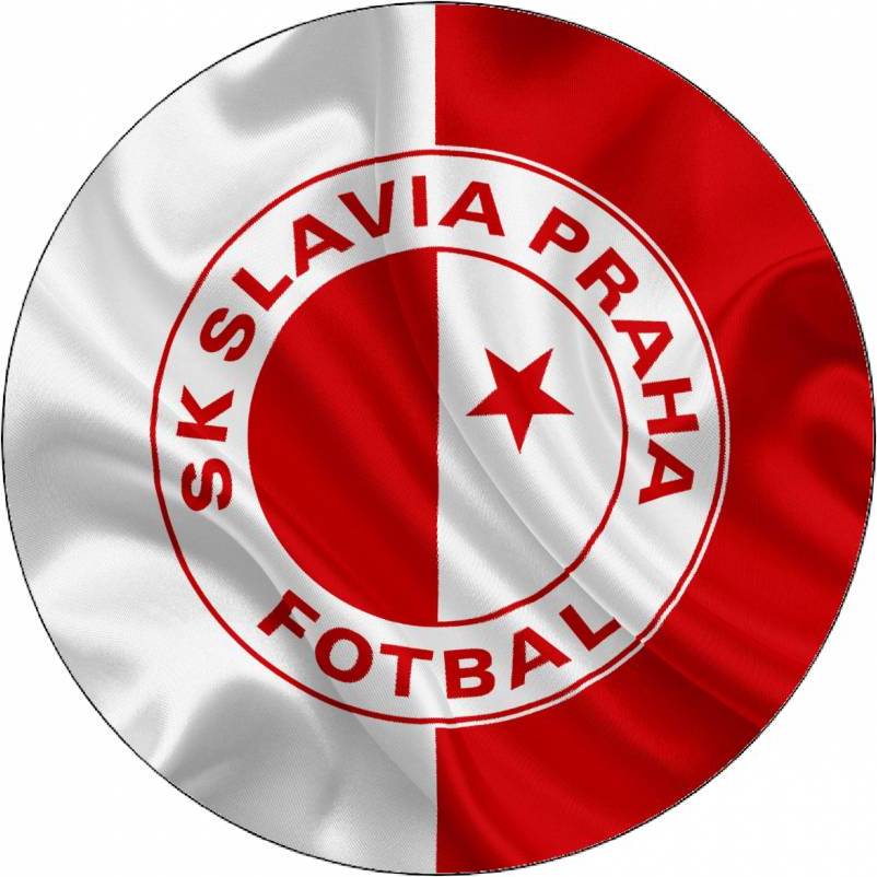 Jedlý papier Logo Slavia original 19,5 cm - Pictu Hap - Pictu Hap