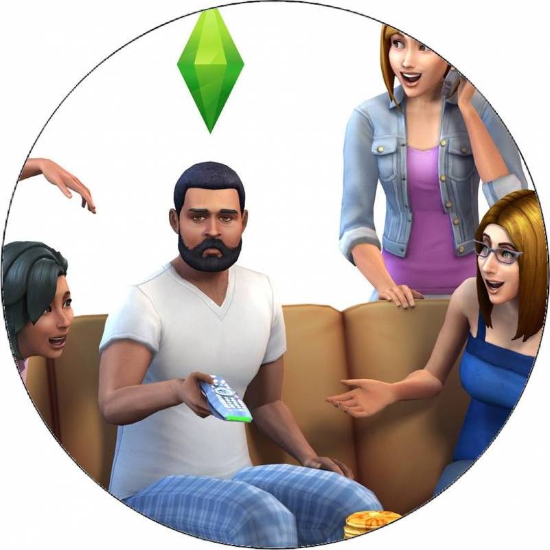 Jedlý papier The Sims postavičky z hry 19,5 cm - Pictu Hap - Pictu Hap