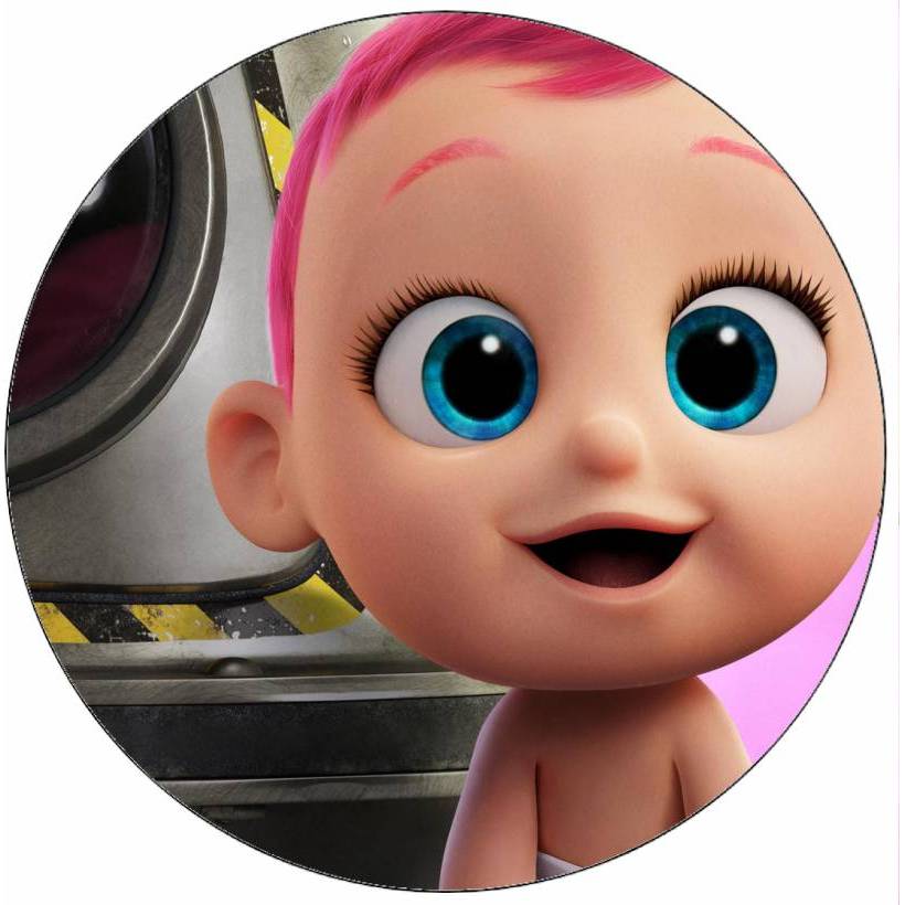 Jedlý papier Mimi boss baby s ružovými vlasmi 19,5 cm - Pictu Hap - Pictu Hap