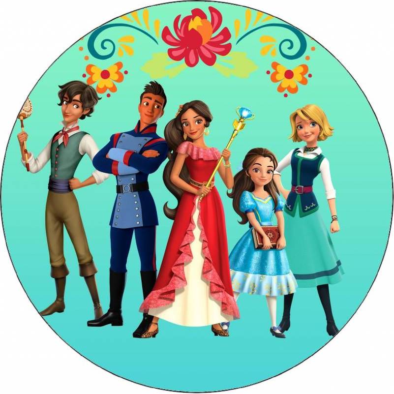 Jedlý papier Elena z Avaloru a priatelia 19,5 cm - Pictu Hap - Pictu Hap