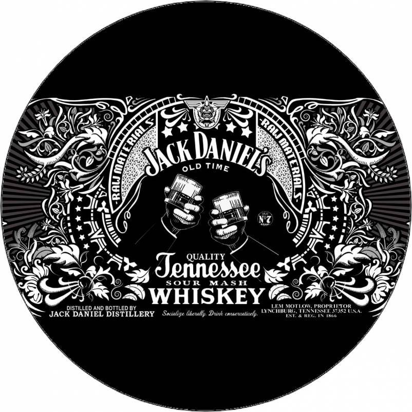 Jedlý papier s logom Jack Daniels 19,5 cm - Pictu Hap - Pictu Hap