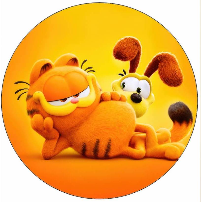 Jedlý papier Garfield a Odie 19,5 cm - Pictu Hap - Pictu Hap